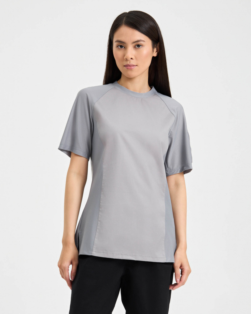 Футболка поварская AURA серая