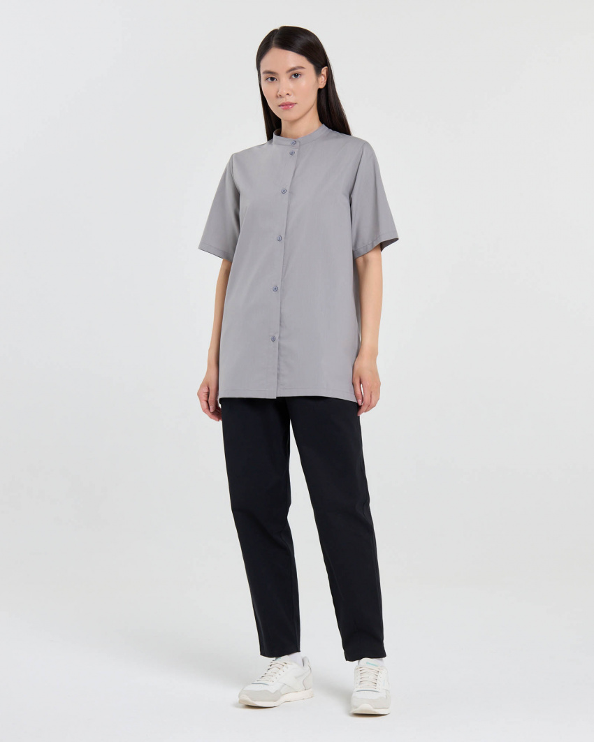Рубашка Soft Line серая