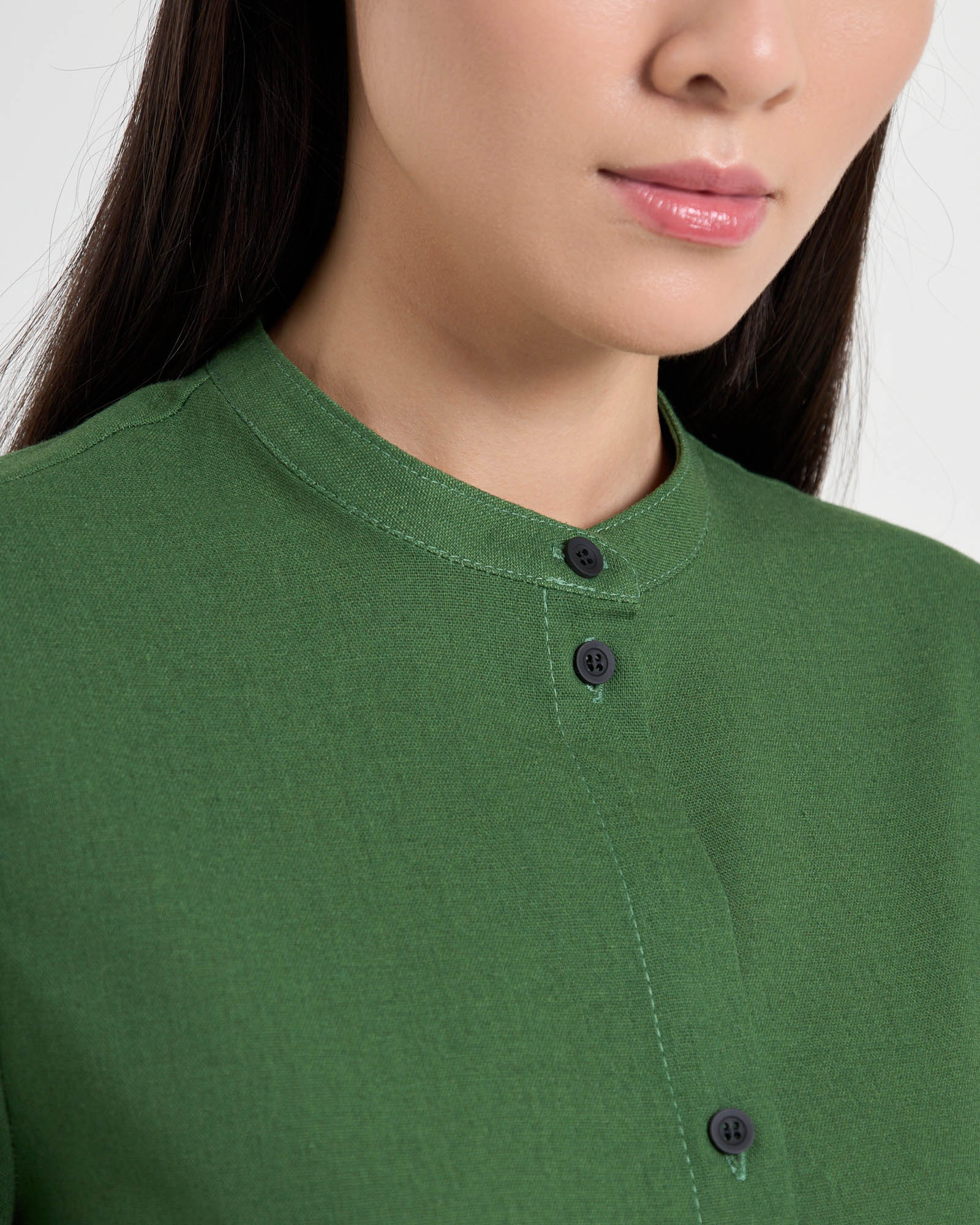Рубашка Soft Line зеленая