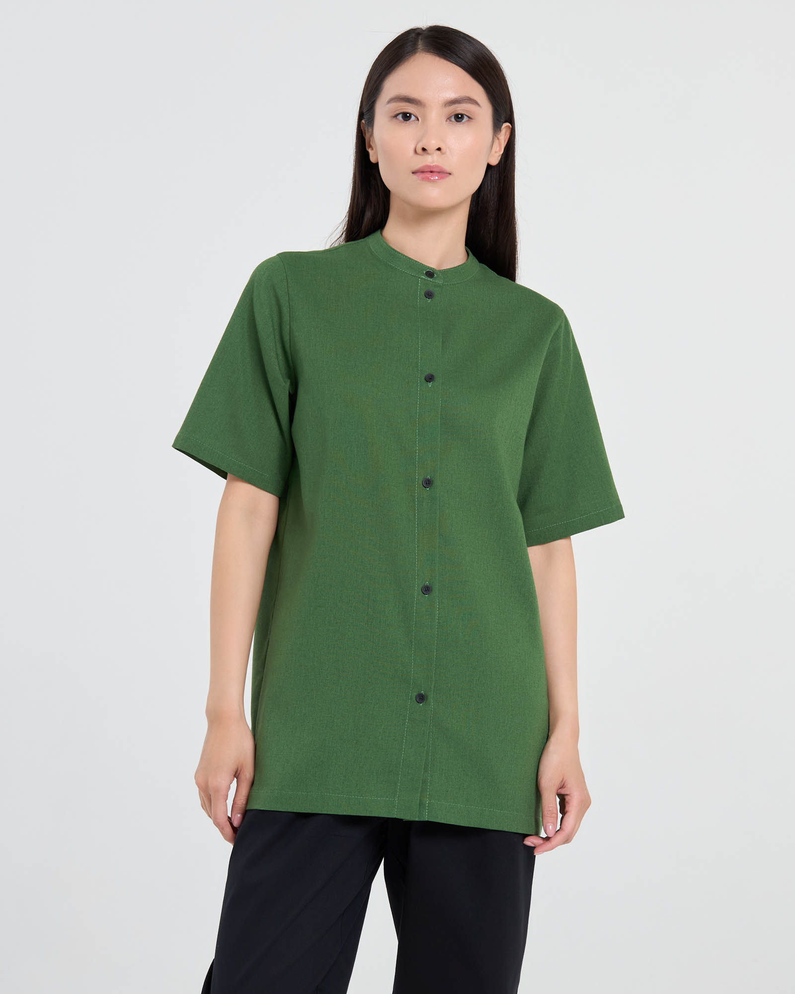 Рубашка Soft Line зеленая