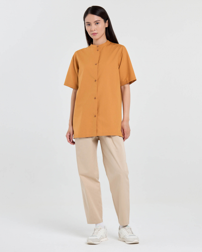 Рубашка Soft Line коричневая