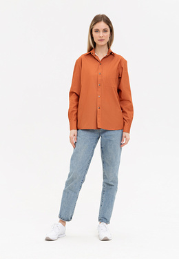 Рубашка Кросс в оранжевом цвете - фото 3