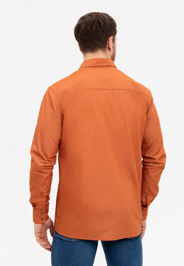 Рубашка Кросс в оранжевом цвете - фото 2