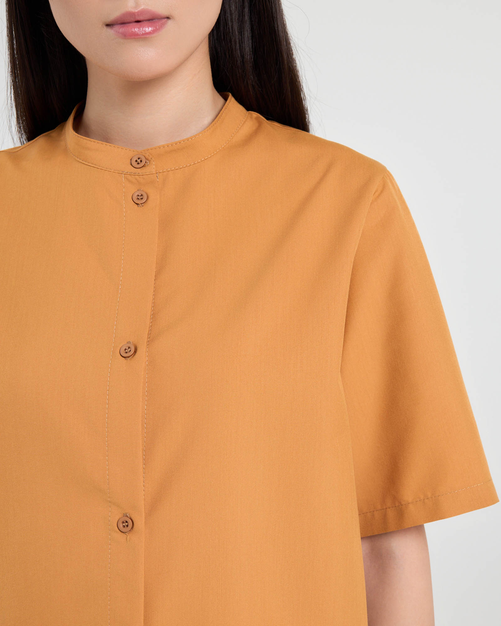 Рубашка Soft Line коричневая