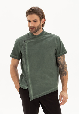 Куртка &quot;Will&quot; зеленая повара с уникальным дизайном - фото 1