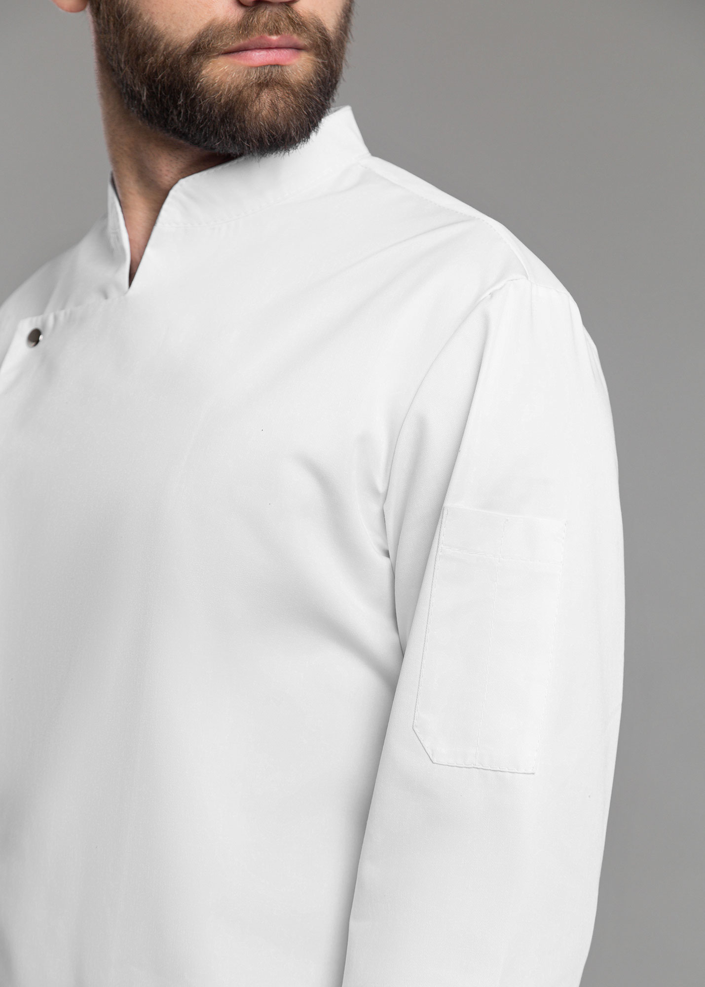 Куртка для повара №4 из смесовой ткани - фото 9