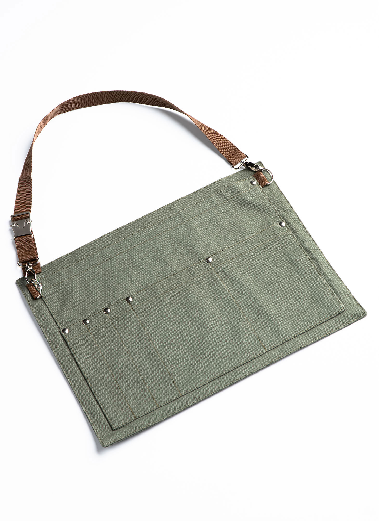 Фартук-сумка зеленый